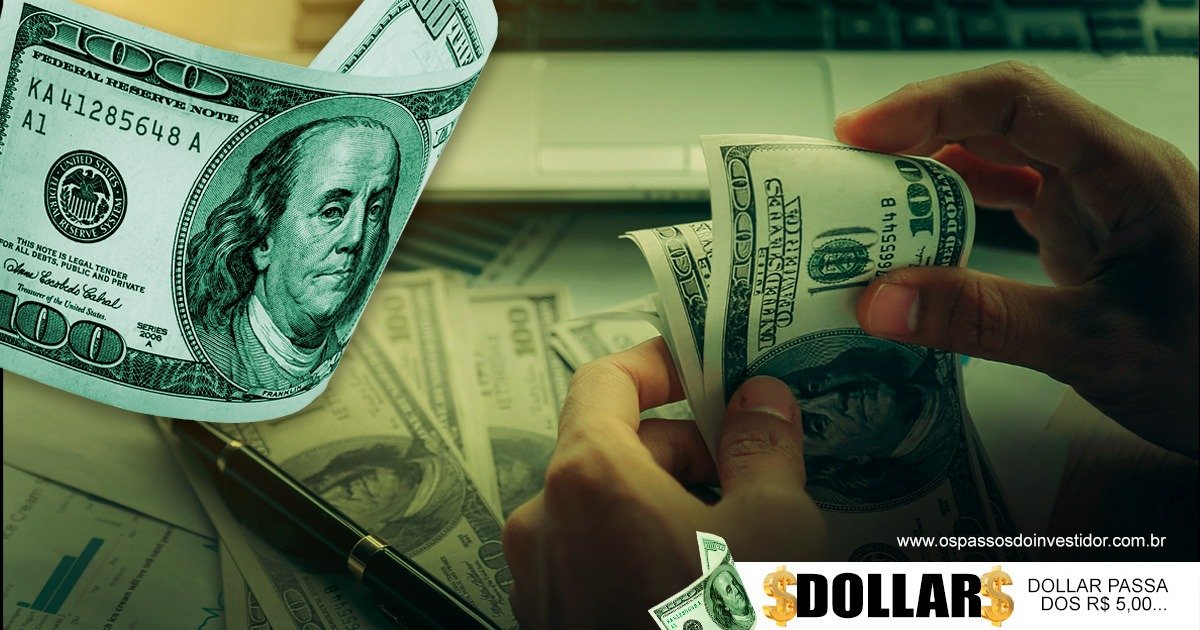dolar ultrapassa os R$5, dolar, ibovespa