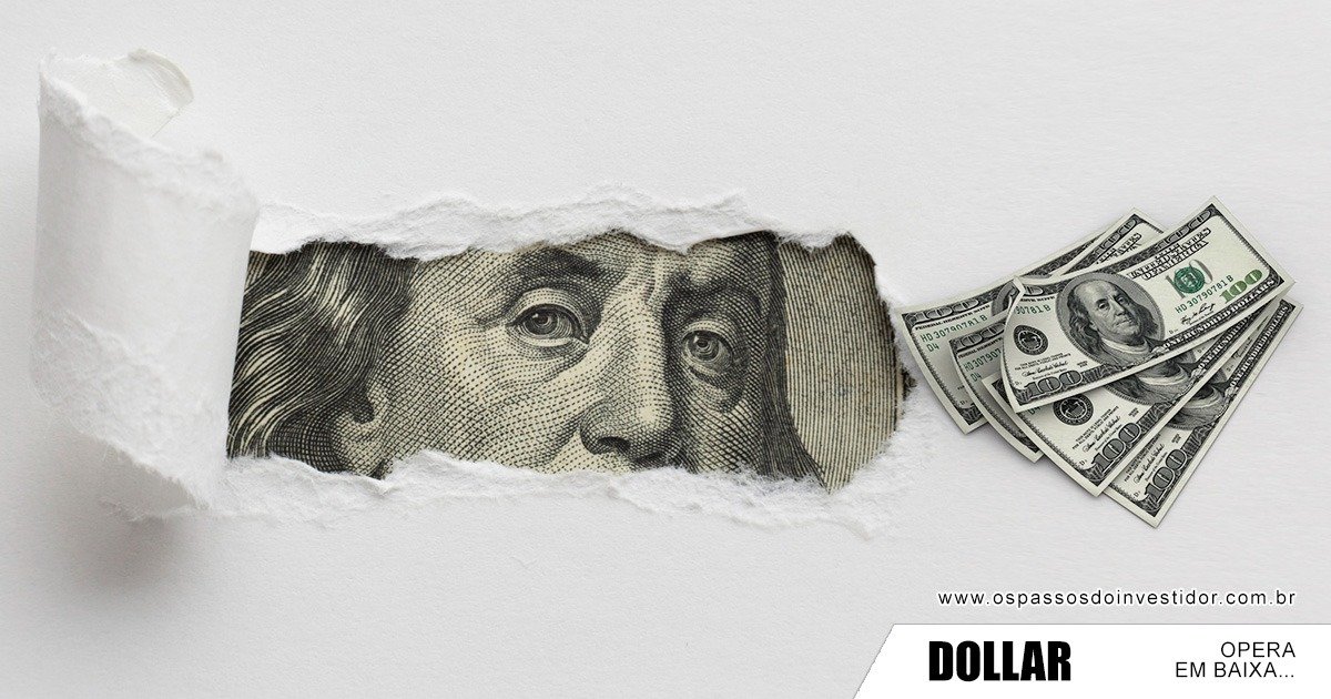 dolar, dolar em baixa, juros americanos, risco fiscal, brasil, ibovespa