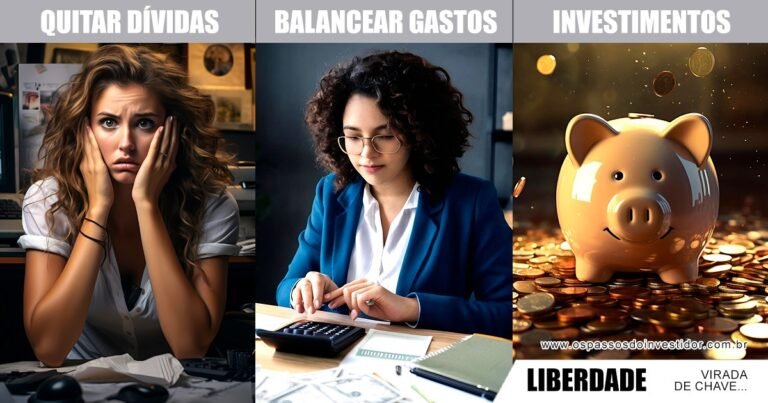 estrategia, quitar dividas, balancear gastos, investir do zero, financas