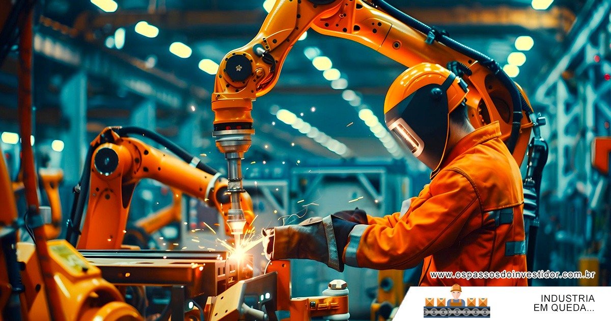 industrias, economia, producao industrial, queda, IBGE